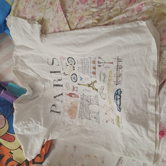 J Crew Small Collector Tees Paris cozy soft cute t shirt short sleeve - Picture 5 of 7